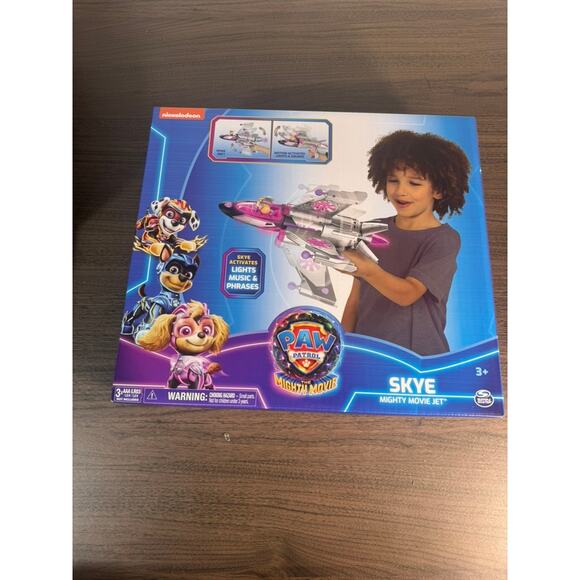 PAW Patrol The Mighty Movie Skye Mighty Movie Jet Lights, Sounds & Action toy - Picture 1 of 6